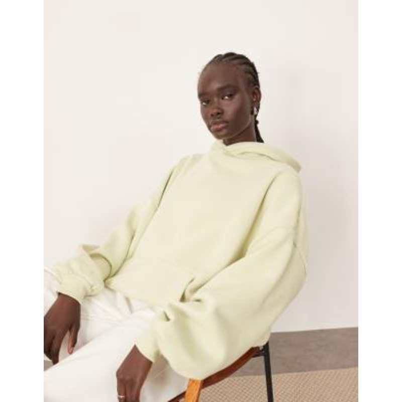 ARRANGE oversized premium heavy weight hoodie in pistachio