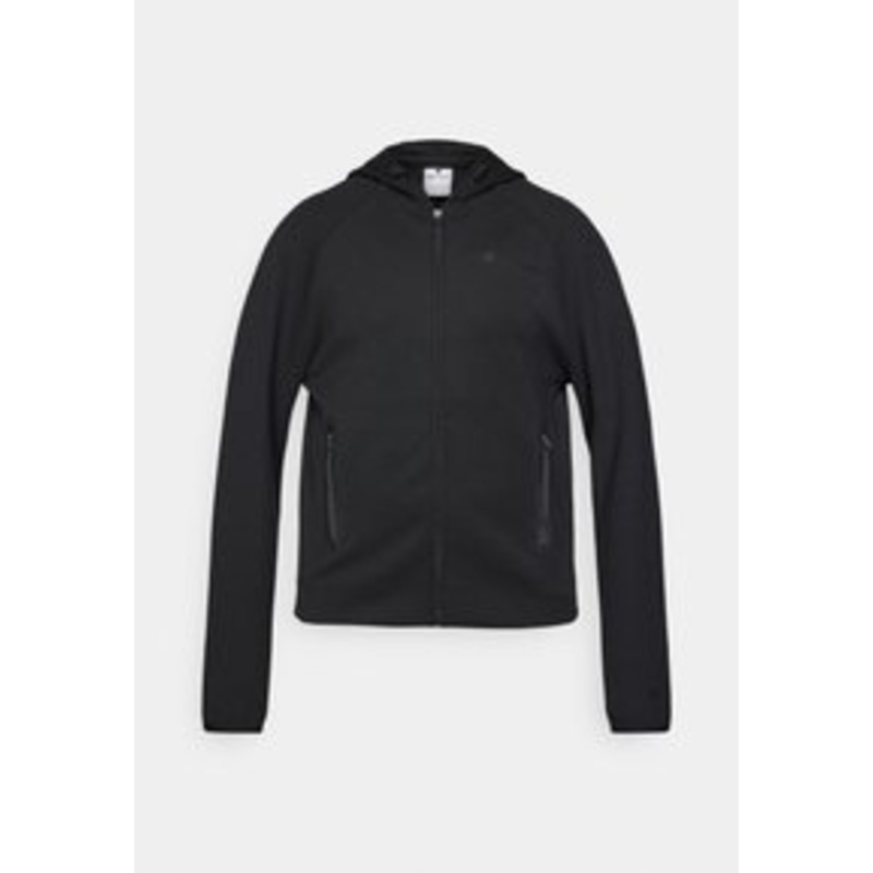 Champion C-TECH FULL ZIP HOODIE INTERLOCK – Sweatjacke – black/schwarz