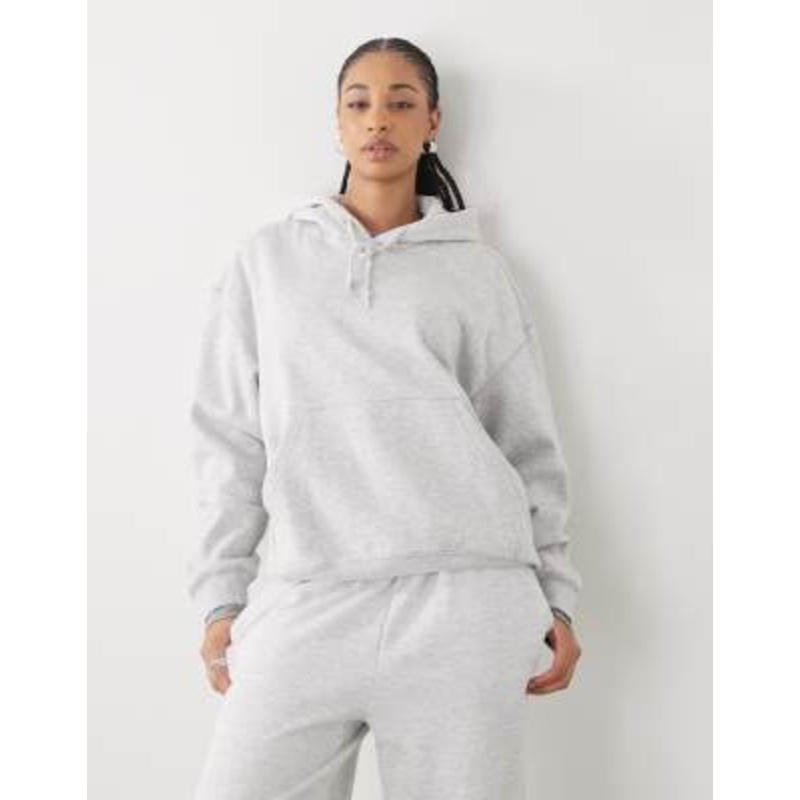 Weekday Essence hoodie in gray