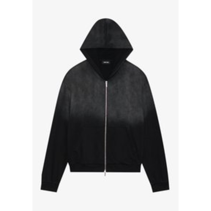 YOURTURN SUN FADED ZIP HOODIE UNISEX – Sweatjacke – black/dark grey/schwarz