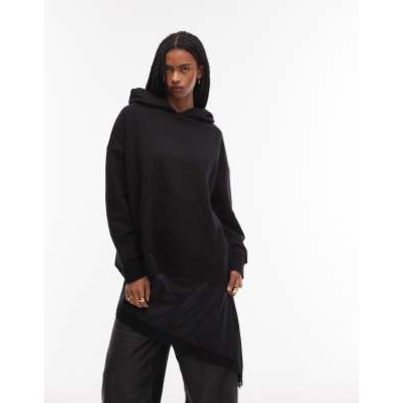 Allsaints Craneo etienne hoodie in black