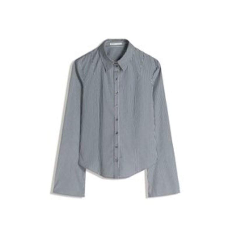 Bershka TAILORED WITH FLARED SLEEVES   – Hemdbluse – grey/grau