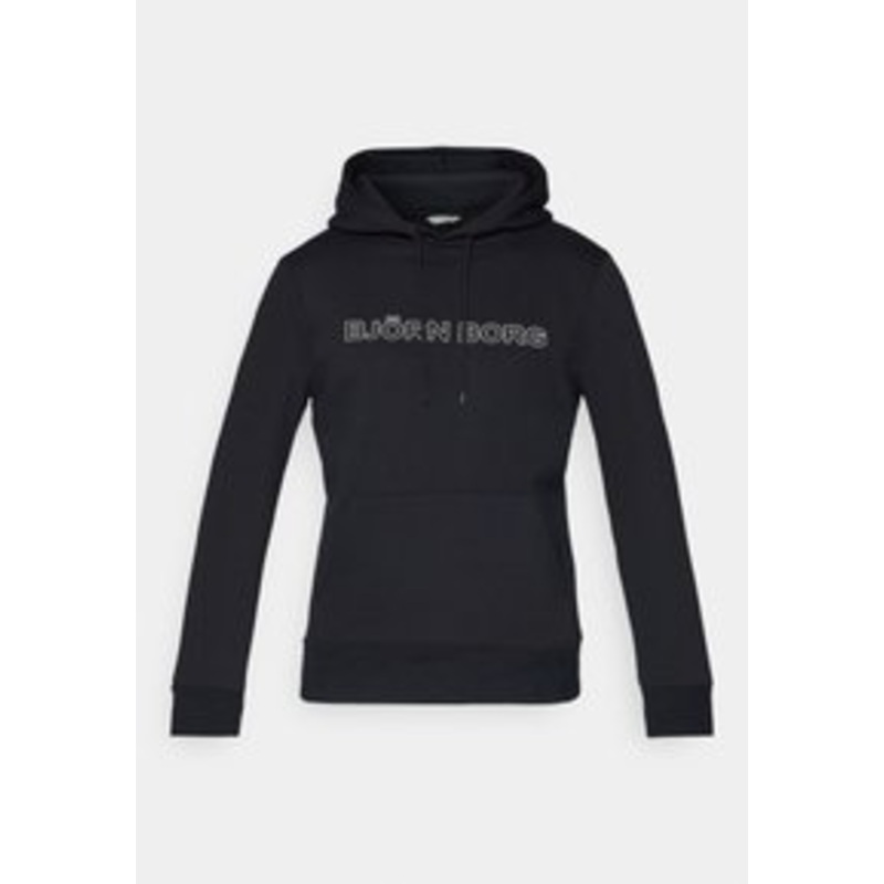 Bjrn Borg ESSENTIAL HOODIE – Kapuzenpullover – black beauty/schwarz