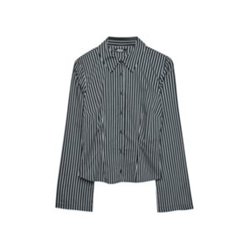 Stradivarius FITTED  – Hemdbluse – mottled grey/grau-meliert