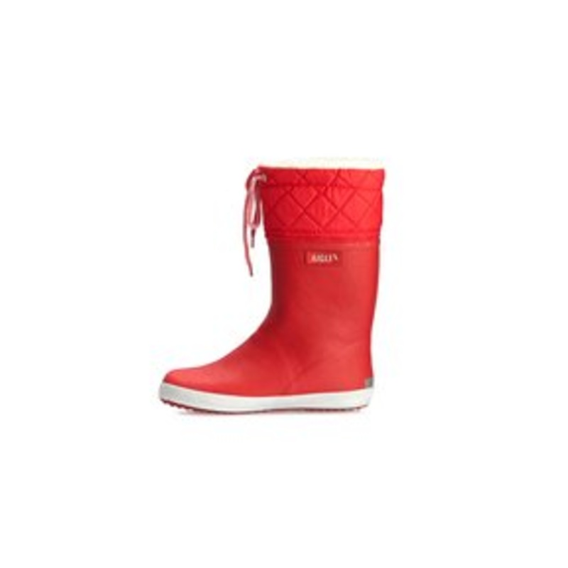 Aigle GIBOULEE – Gummistiefel – rouge blanc/rot