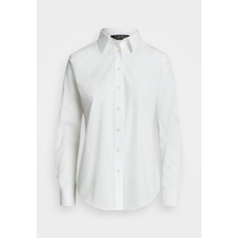 Lauren Ralph Lauren EASY CARE STRETCH COTTON SHIRT – Hemdbluse – white/wei