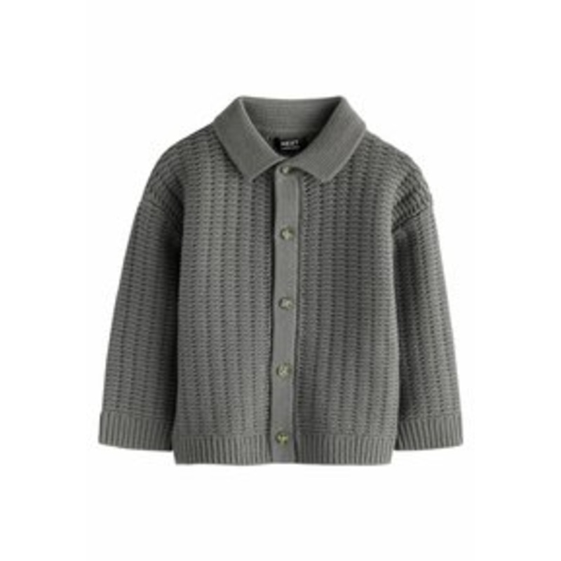 Next REGULAR FIT – TEXTURED BUTTON THROUGH  – Hemd – charcoal grey/dunkelgrau