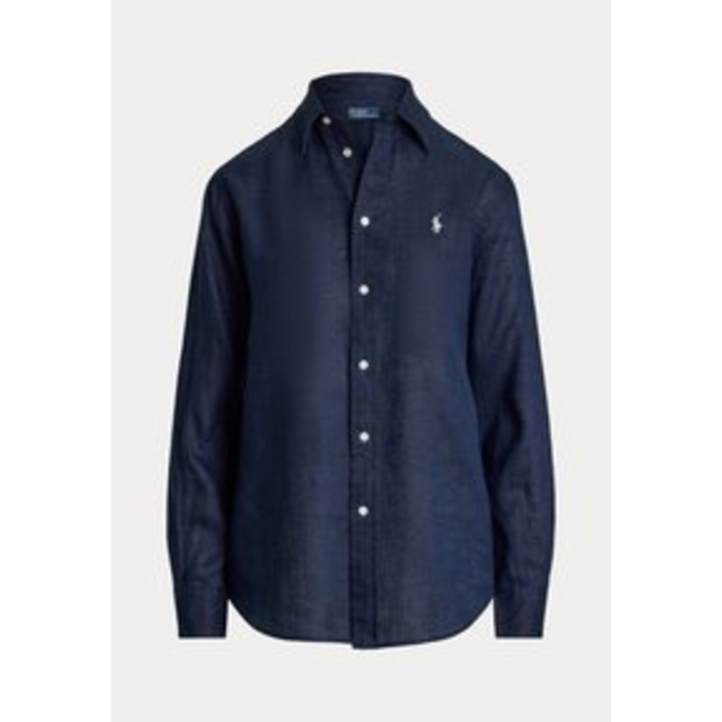 Polo Ralph Lauren CLASSIC FIT LINEN SHIRT – Hemdbluse – newport navy/dunkelblau