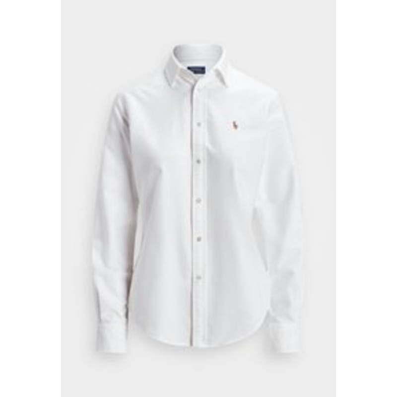 Polo Ralph Lauren LONG SLEEVE BUTTON FRONT SHIRT – Hemdbluse –  white/wei