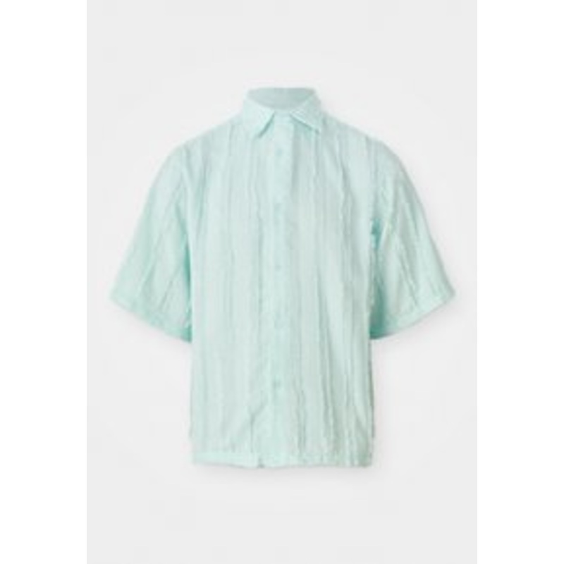 Sister Jane DAVY FRAYED BOXY UNISEX – Hemdbluse – green/grn