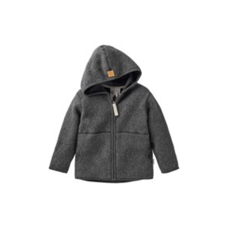 hessnatur SOFT – Fleecejacke – anthrazit/grau