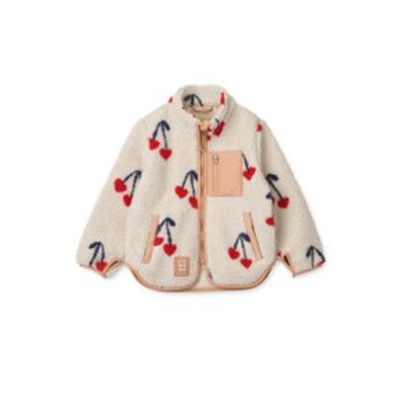 Liewood 10TH ANNIVERSARY NOLAN UNISEX – Fleecejacke – cherry heart/sandy/pink