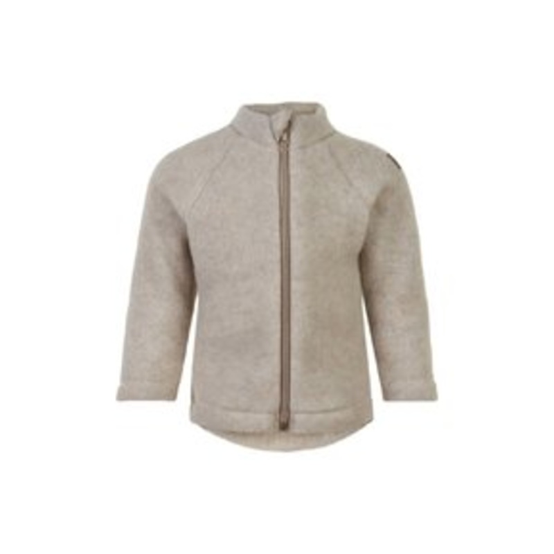 mikk-line Fleecejacke – melange offwhite/offwhite