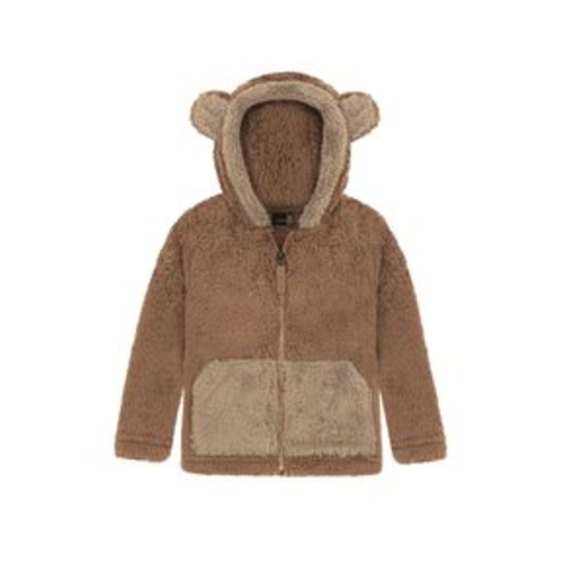 normani Outdoor Sports SHERPAFLEECE TEDDYJACKE BRAVAS – Fleecejacke – braun/bronze