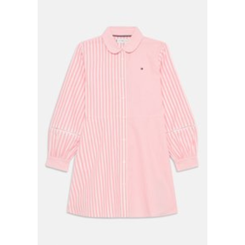 Tommy Hilfiger STRIPED DRESS – Blusenkleid – carnation pink/pink