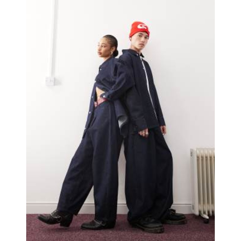 Reclaimed Vintage unisex crisp denim set