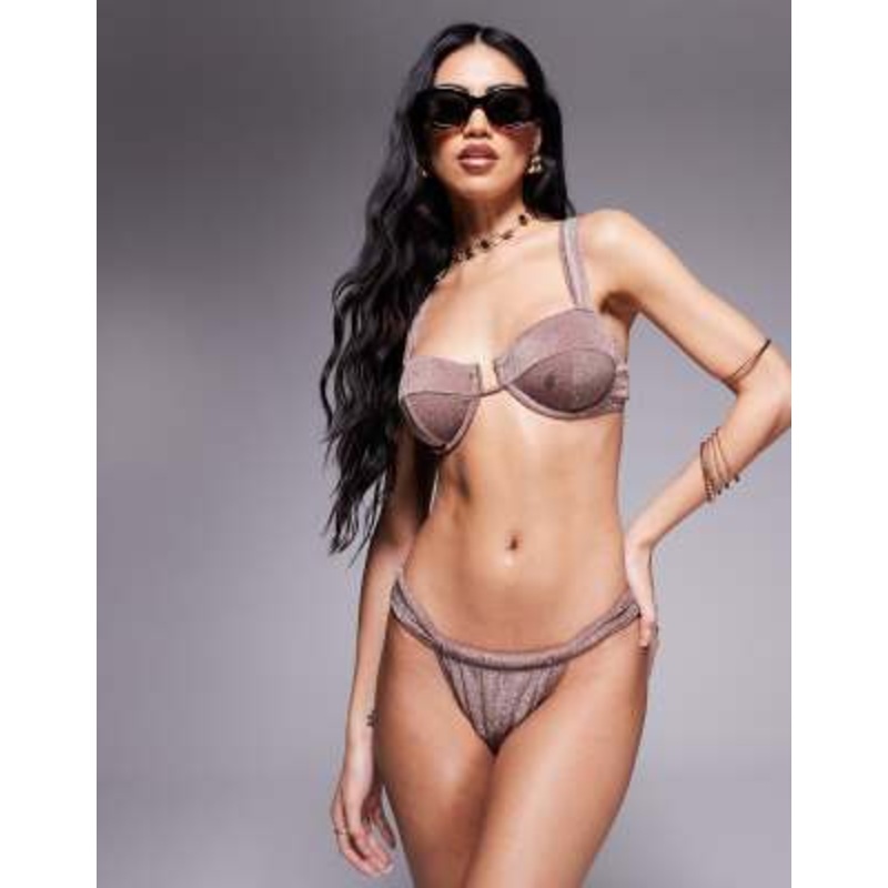 South Beach bikini in brown