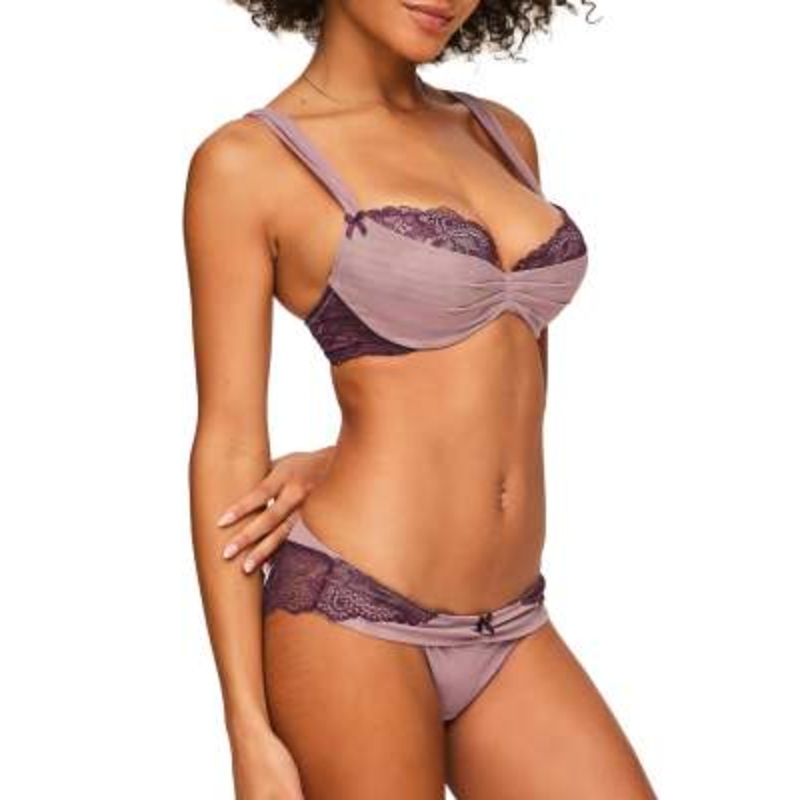 Adore Me Clairabelle set in dark purple