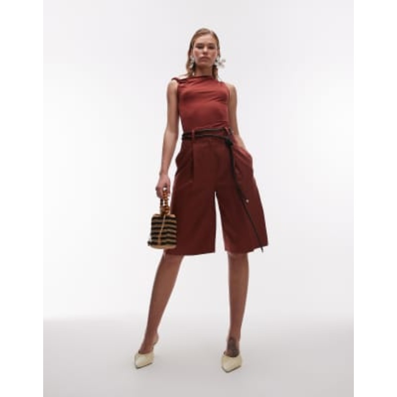 Topshop mini winged tailored set