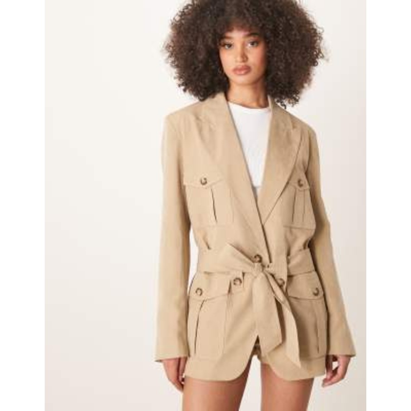 Utility blazer set