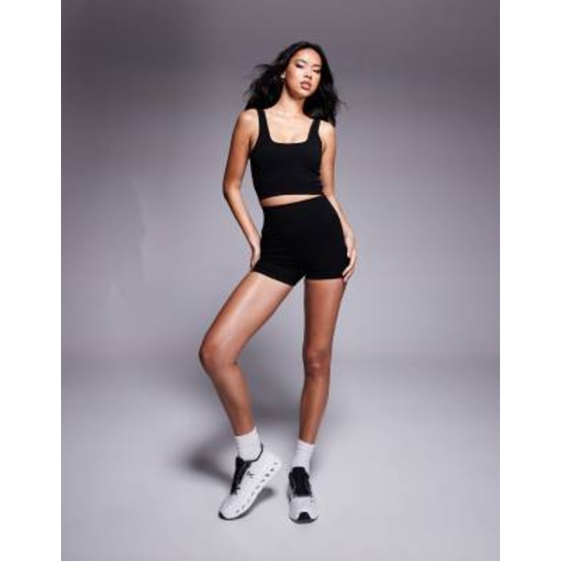 4505 Icon seamless ribbed set in black