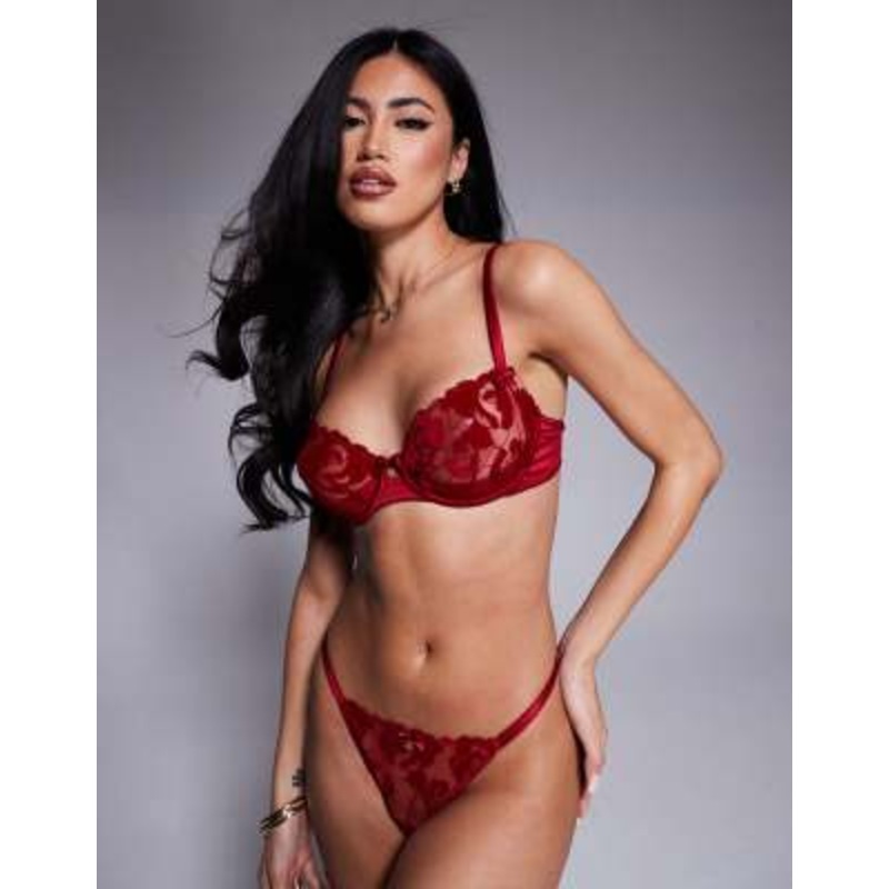 Boux Avenue Rosetta lingerie set in red