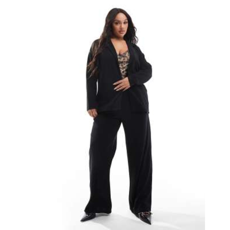 ONLY Curve tailored set in black