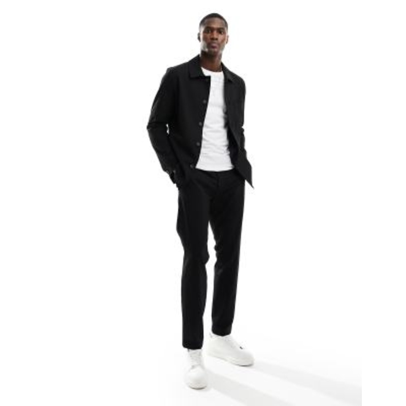 Selected Homme hybrid suit in black
