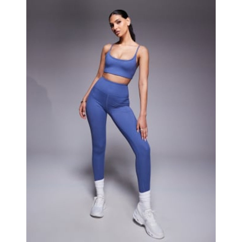 4505 Icon soft touch yoga set in china blue