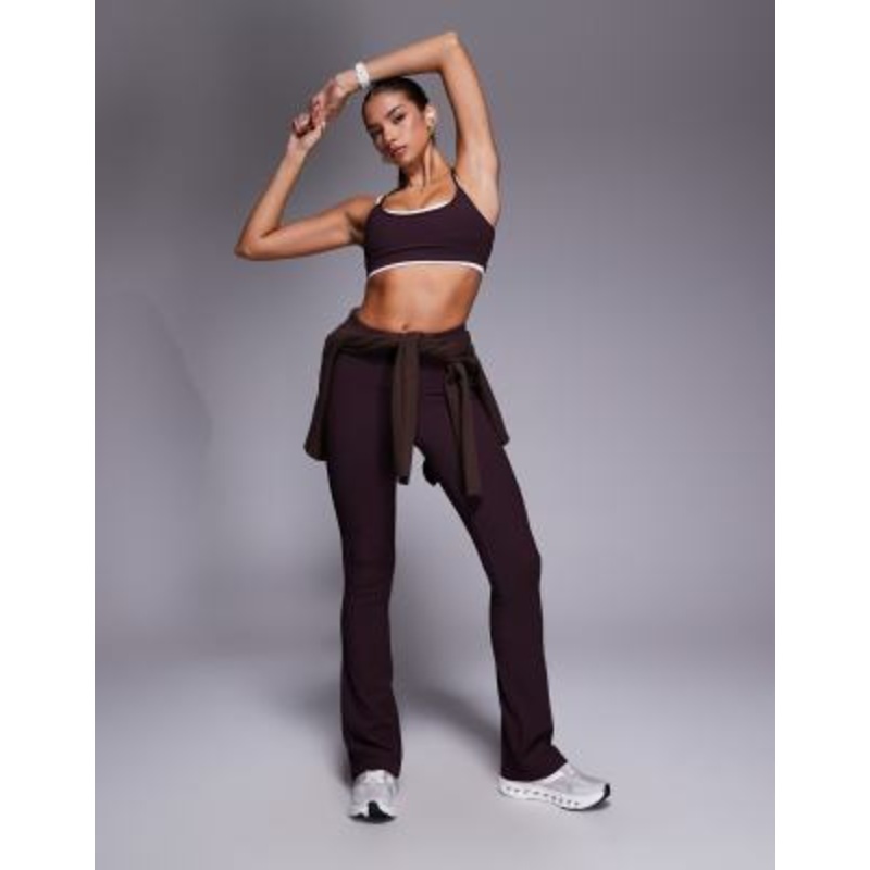 4505 micro ribbed yoga set in fig