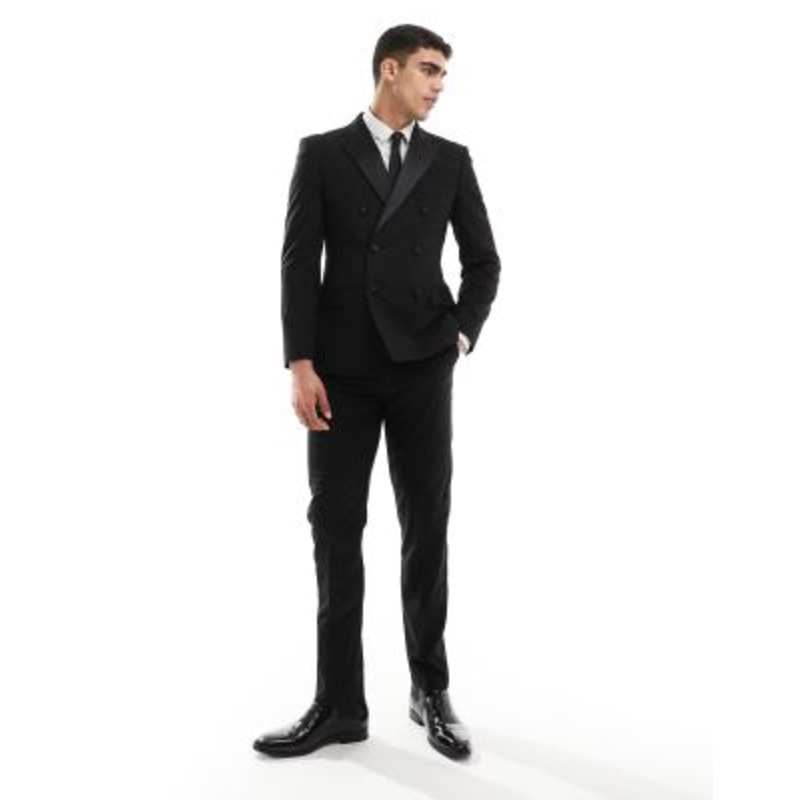 DESIGN black skinny tuxedo