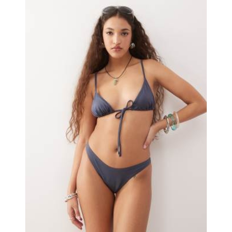 Weekday bikini set in dusty navy
