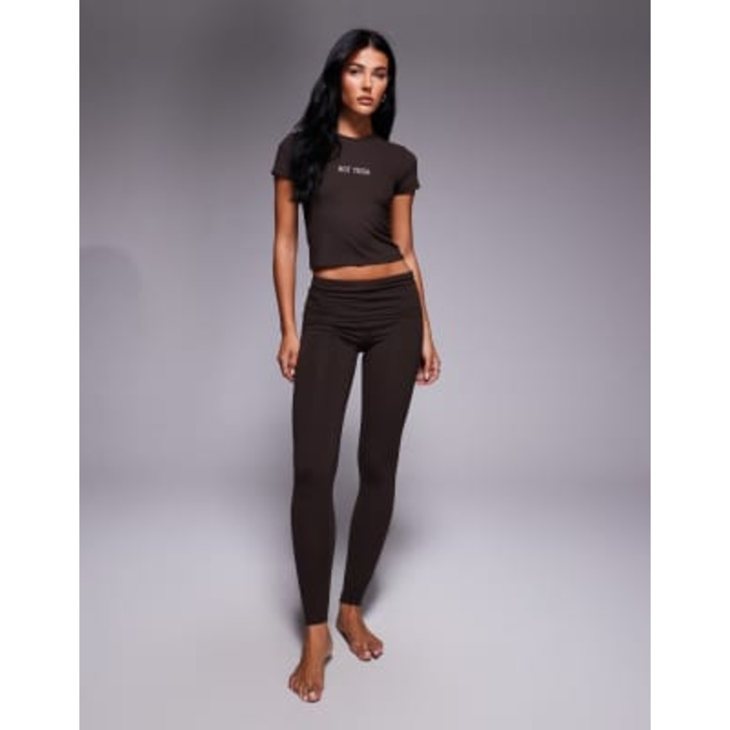 4505 Yoga soft touch set in deep brown