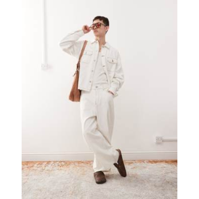 Reclaimed Vintage western denim set with contrast stitch