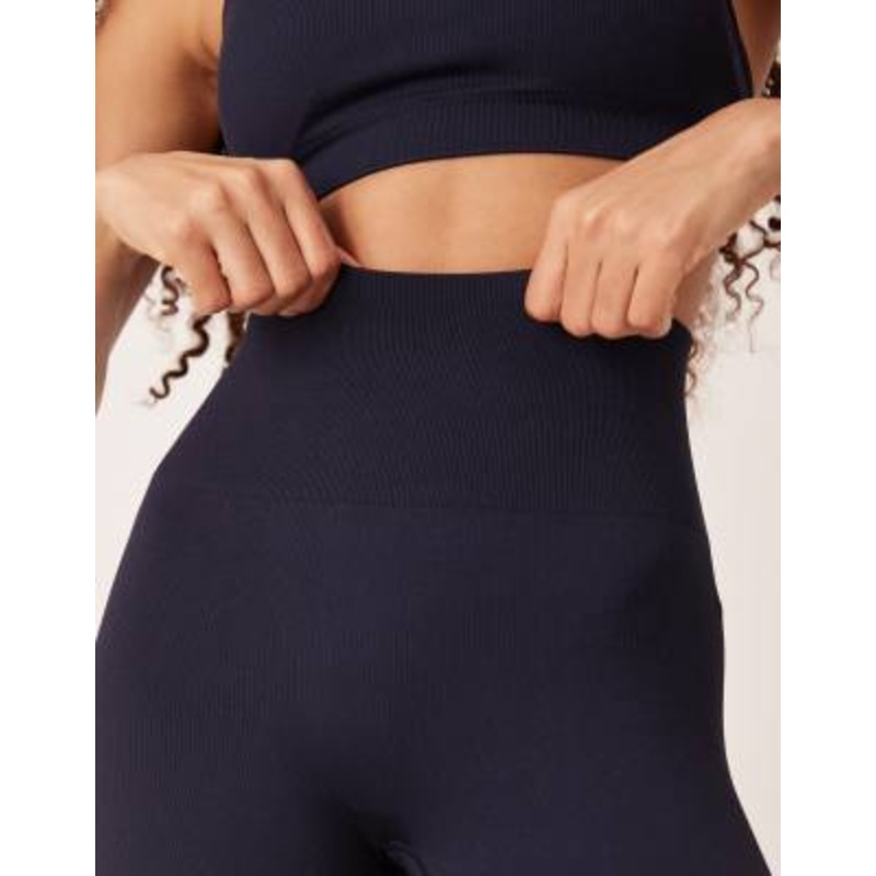 4505 seamless baby rib gym set in navy