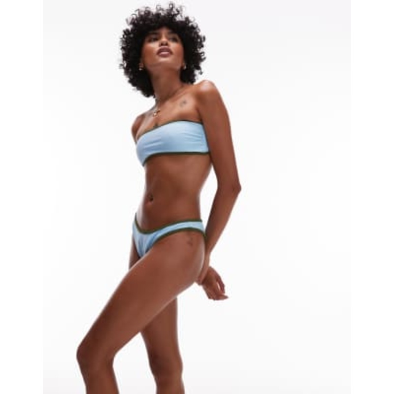 Topshop LA set in blue and green