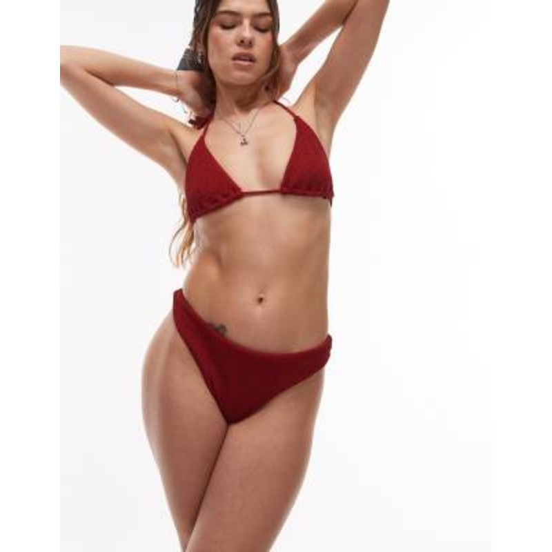 Topshop Palma set in red