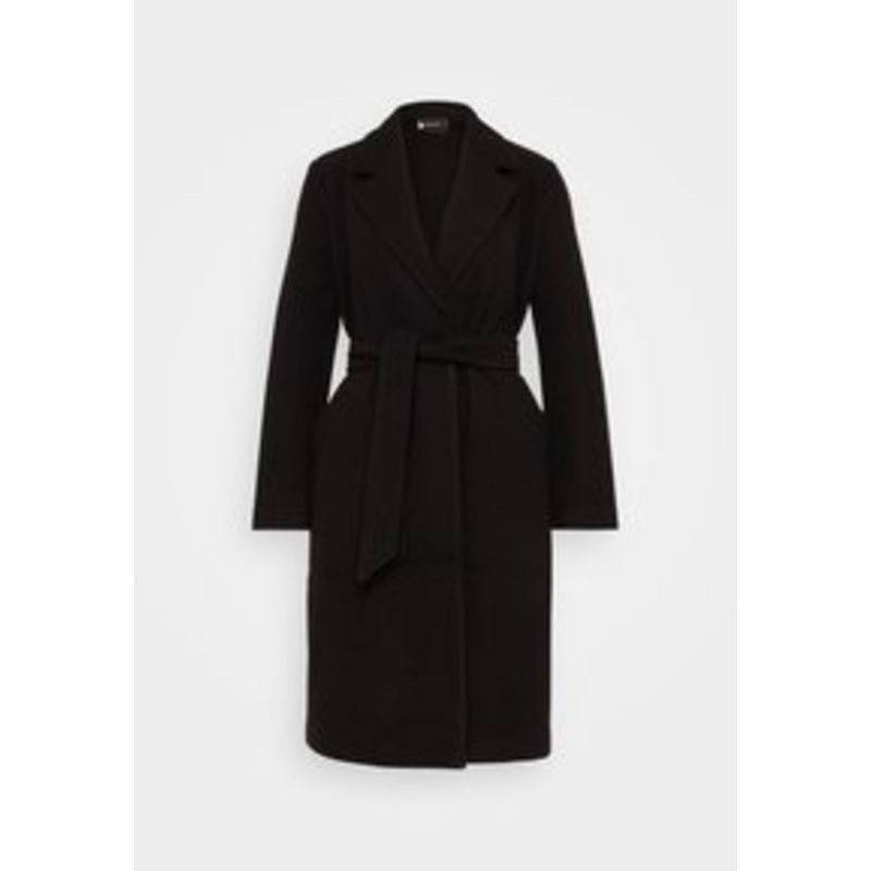 Vero Moda Petite VMFORTUNEAYA LONG COAT – Klassischer Mantel – black/schwarz