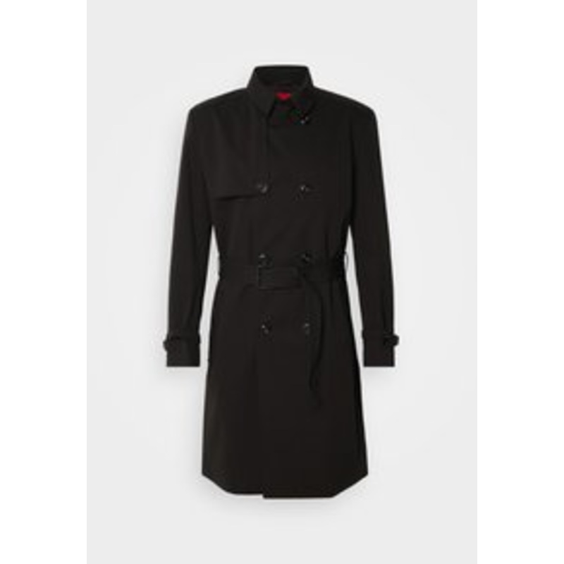 HUGO MALUKS  – Trenchcoat – black/schwarz