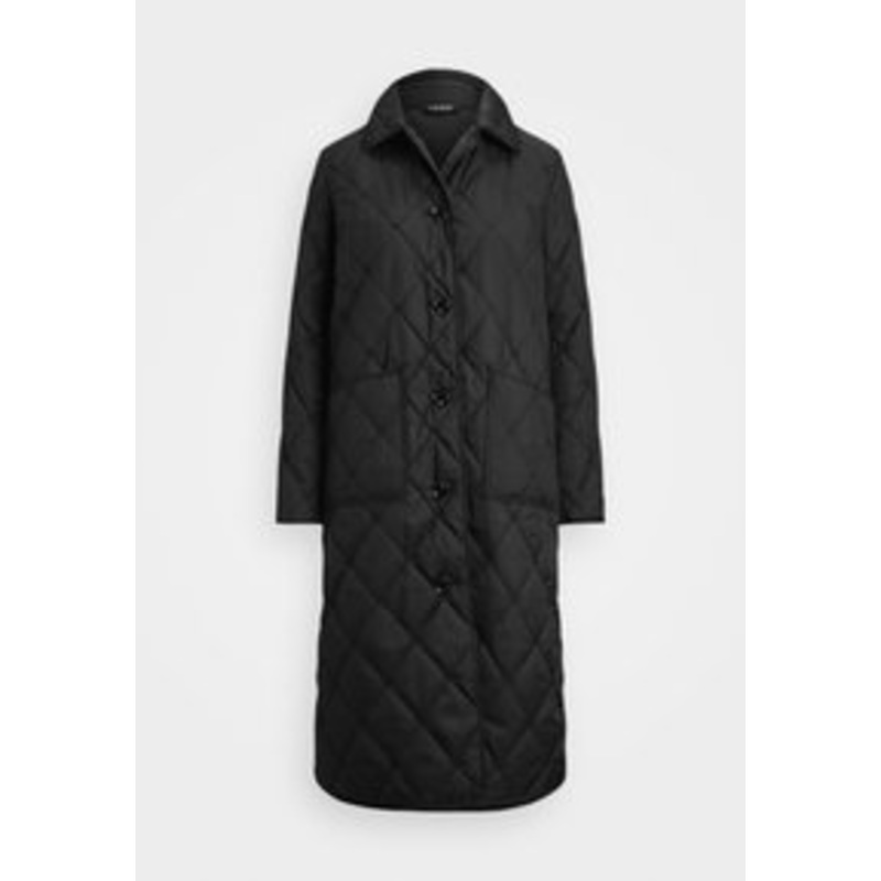 Lauren Ralph Lauren LOGO QUILTED LONG COAT – Daunenmantel – black/schwarz
