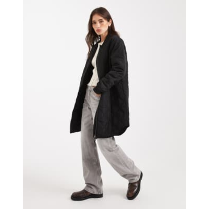 ONLY quilted coat in black