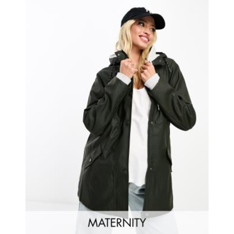 Vero Moda Maternity raincoat in khaki