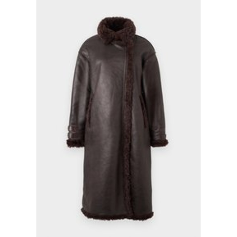 ONLY ONLJUNE BONDED COAT – Wintermantel – black coffee/dunkelbraun