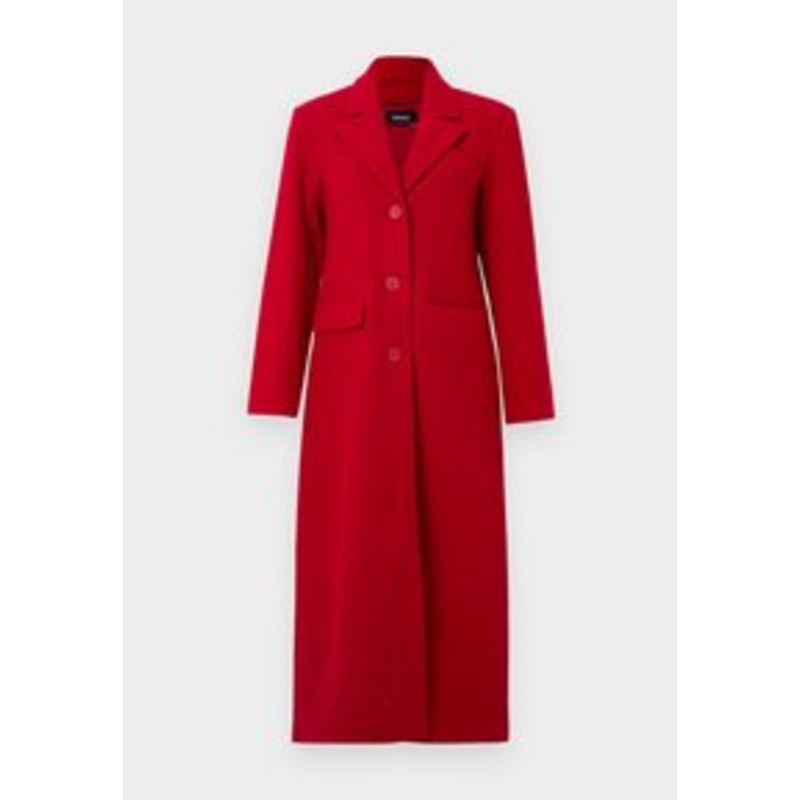ONLY ONLNANCY LIFE LONG FITTED COAT – Klassischer Mantel – karanda red/rot