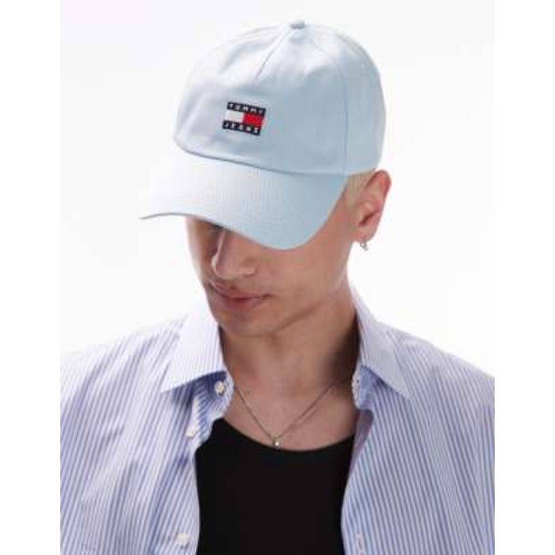 Tommy Jeans core flag cap in light blue