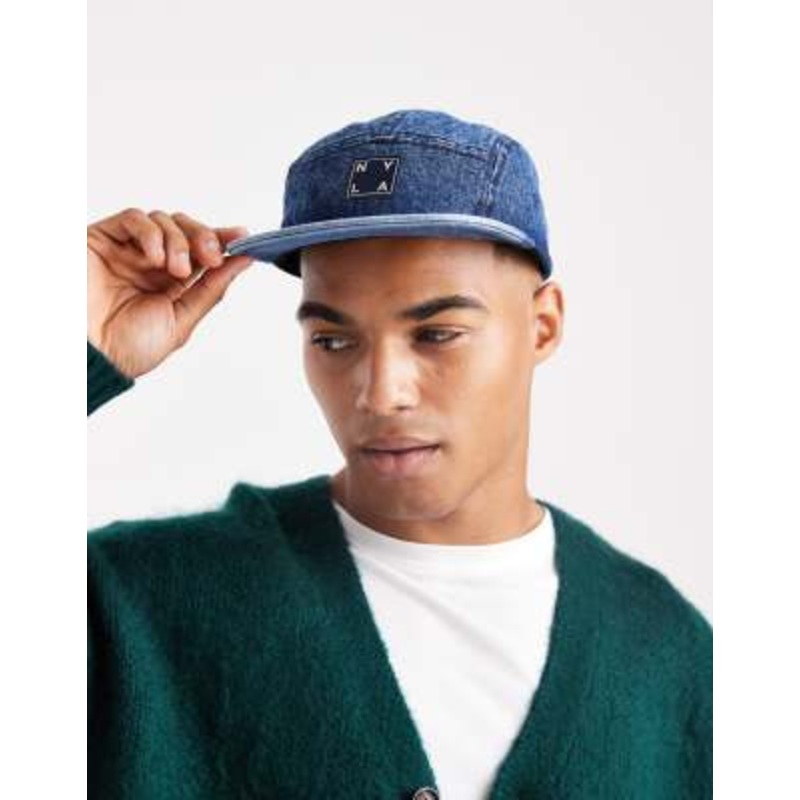 Cotton On Curved 5 panel hat in navy