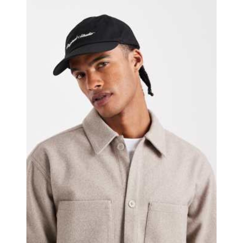 Jack & Jones Original Studio embroidered cap in black