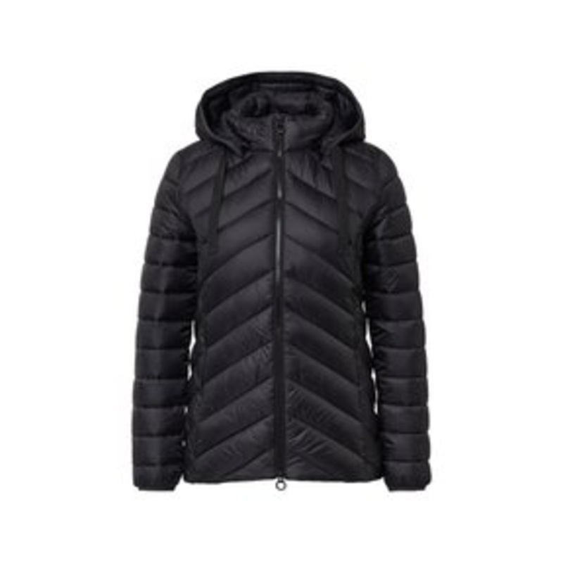 s.Oliver MET AFNEEMBARE CAPUCHON – Winterjacke – schwarz