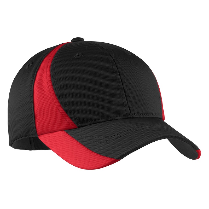 Sport-Tek Dry Zone Nylon Colorblock Cap. STC11