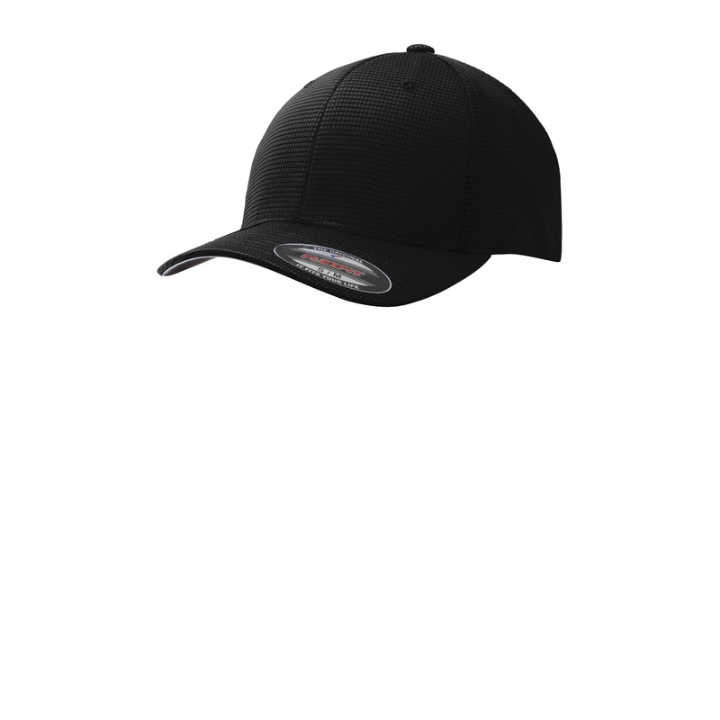 Sport-Tek Flexfit Grid Texture Cap. STC33
